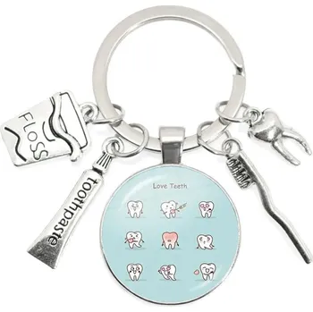 Roztomilá klíčenka nejen pro zubaře | klíčenka, dárek pro zubaře - 36