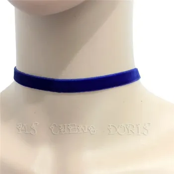 Náhrdelník Sametový choker gotický styl dárek valentýn | dámský náhrdelník, valentýnský šperk - 7