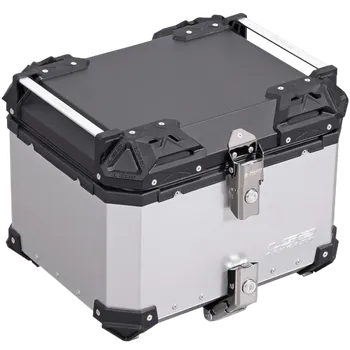 Zavazadlo na motocykl LS2 ALUCASE Silver 45l for rear rack with metal base
