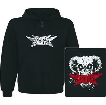 Pánská mikina mikina s kapucí a zipem Babymetal