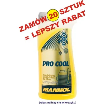 Chladič motoru MANNOL chladící kapalina PRO COOL 1L motocyklový (-40ST.C/+135ST.C) připraveno k použití (960) (MANNOL chladící kapalina PRO COOL 1L motocyklový (-40ST.C/+135ST.C) připraveno k použití (960))
