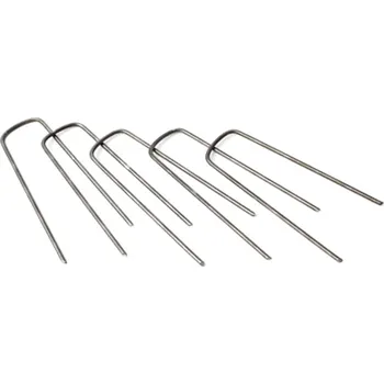 Mulčovací textilie Kovová upínací spona do země, 4x15 cm, bal. 10 ks, Garden E1202