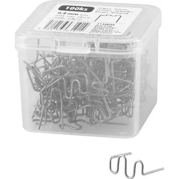 Příslušenství ke svářečce Spona pro pistol na sváření plastů, vlna, 0,8mm, 100ks