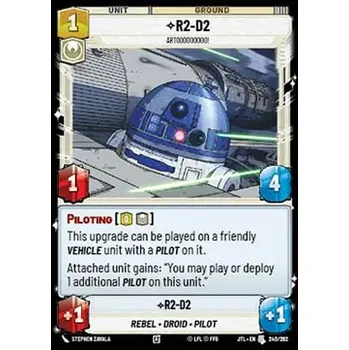 Karetní hra R2-D2, Artooooooooo! 245/202/743 - Jump to Lightspeed Typ karty: Foil