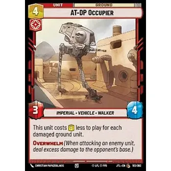 Sběratelská karetní hra AT-DP Occupier 163/202 - Jump to Lightspeed Typ karty: Foil