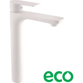 Vodovodní baterie VLTAVA - Umyvadlová vysoká baterie bez výpusti, Bílá matná VT430.0BMAT, RAV Slezák Barva: Bílá - matná, Rozměr: 1/2"