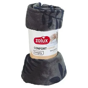 Pelíšek pro psa Zolux S.A.S. Pelech deka COCOON 100x75cm antracit se vzorem Zolux