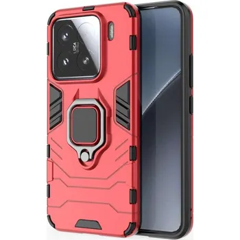 Mobilní telefon Lenuo Armor obal pro Xiaomi 15 červená