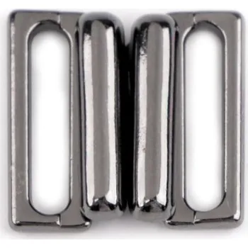 Galanterie Plavkové zapínání šíře 14 mm kovové