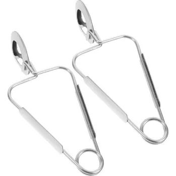 Kleště DOITOOL 2 balení Nerezové kleště na šneky - Sponky na šneky Kleště na šneky Snadno se čistí - Mini