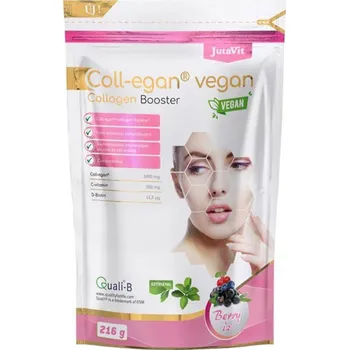 Aminokyselina JutaVit Coll-egan Vegan Kolagen Booster, 216 g Příchuť: bobule
