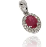 Zlatnictví Helios Přívěsek s rubínem B48971
