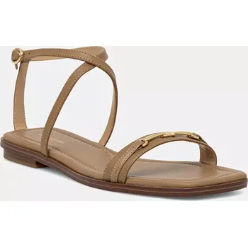 Dámské sandále Kožené sandály MICHAEL Michael Kors Lena dámské, hnědá barva, 40S5LEFS1L.297 84X, EUR 36