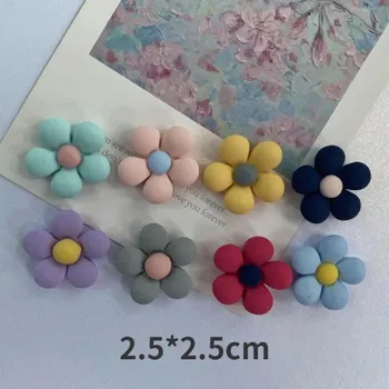 Dekorativní magnet Barevné květinové magnety na lednici | dekorace 10 ks - 10ks C