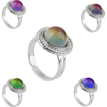 Prsten Prsten srdce měnící barvu podle nálady | náladový prsten, emoční šperk - 33