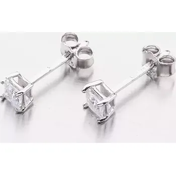 Náušnice Dámské náušnice stříbro 925 zirkon s hranatým E1603701-1905-SLX