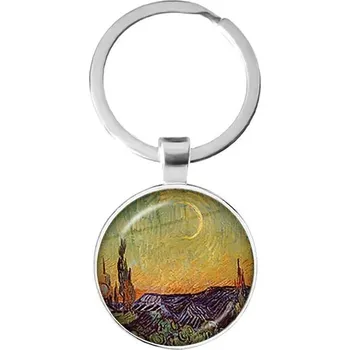 Klíčenka s motivem Van Gogh děl | stylová klíčenka, přívěsek na klíče - 28