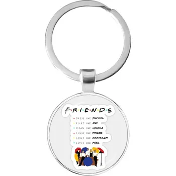 Friends přívěsek na klíče, klíčenka s motivem ze seriálu Přátelé | klíčenka, dárek - 25