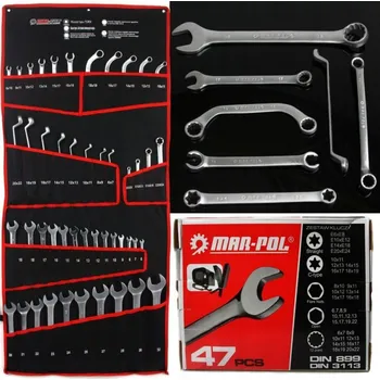 Klíč MAR-POL Velká sada klíčů 47ks