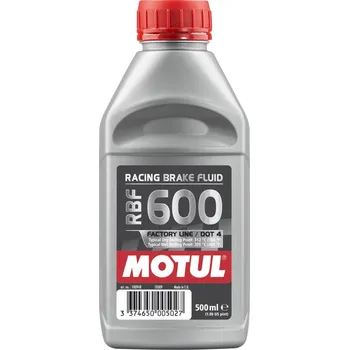 Brzdová kapalina MOTUL brzdová kapalina závodní RBF 600 doT4 0,5L FACTORY LINE (syntetický) (MOTUL brzdová kapalina závodní RBF 600 doT4 0,5L FACTORY LINE (syntetický))