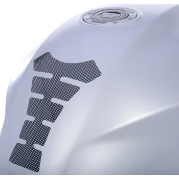 Samolepicí dekorace na vozidlo OXFORD tankpad GEL SPINE nálepka na nádrž barva karbonové (OXFORD tankpad GEL SPINE nálepka na nádrž barva karbonové)