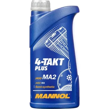 Provozní kapalina MANNOL motorový olej 4T PLUS 10W40 1L (API SL, JASO MA/MA2) polosyntetické (7202) (20) (960) (MANNOL motorový olej 4T PLUS 10W40 1L (API SL, JASO MA/MA2) polosyntetické (7202) (20) (960))