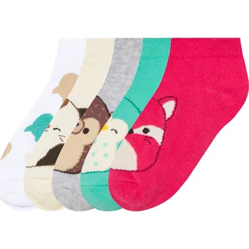 Pánská móda Dětské kotníkové ponožky, 5 párů, s bavlnou (Squishmallows, 39/42)