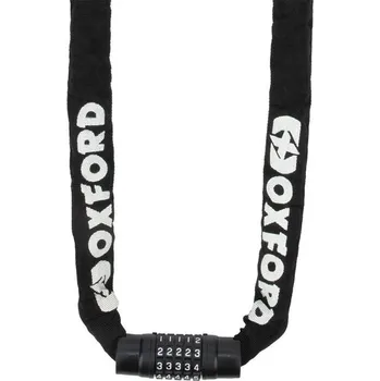 Motozámek OXFORD řetěz ochrana proti krádeži COMBI CHAIN 8, 8mm X 2M (uzávěr na kód) (OXFORD řetěz ochrana proti krádeži COMBI CHAIN 8, 8mm X 2M (uzávěr na kód))