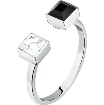 Prsten Prsten z ušlechtilé oceli se zirkony - Karl Lagerfeld - KL541-9679