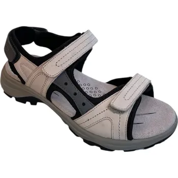 Dámské sandále TrekKing 710205 kožené sportovní sandály Barva: Béžová, Velikost: 40