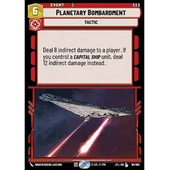 Sběratelská karetní hra Planetary Bombardment (V.1) 181/202 - Jump to Lightspeed Typ karty: Standard