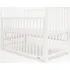 Dětská postýlka New Baby Basic 50991 se stahovací bočnicí 120 x 60 cm bílá