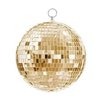Disco koule zlatá 30cm
