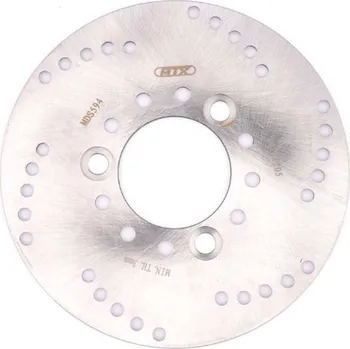 Brzda pro motocykl MTX PARTS brzdový kotouč zadní KAWASAKI KFX 50/90 07-17, KVF 300 BRUTE FORCE 12-17, KYMCO KXR 90 04-20, MXU 150/250 04-13, MXU 300 06-20 (180X58X4mm) (3X10,5mm) (MTX PARTS brzdový kotouč zadní KAWASAKI KFX 50/90 07-17, KVF 300 BRUTE FORCE 12-17, KYMCO KXR