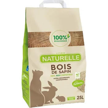 Podestýlka pro kočku 2x10kg Perlinette Bois de Sapin stelivo pro kočky - výhodné balení