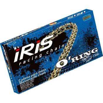 Řetězová sada pro motocykl IRIS nýtovací spojka (článků propojení) řetězu hnacího 520 OR barva zlatá (IRIS nýtovací spojka (článků propojení) řetězu hnacího 520 OR barva zlatá)