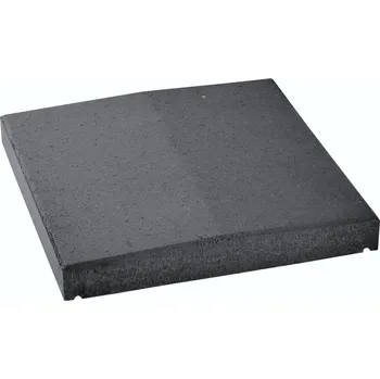 plotová tvarovka Deska zákrytová BEST V sedlová pro sloupky antracit 500×500×70 mm