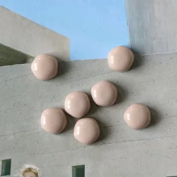 Dekorativní magnet Kulaté barevné magnety 15mm | malé magnety 10 ks - 10 KS Šedá