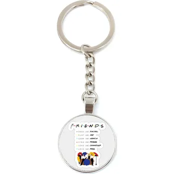 Friends přívěsek na klíče, klíčenka s motivem ze seriálu Přátelé | klíčenka, dárek - 45