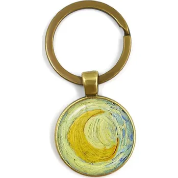 Klíčenka s motivem Van Gogh děl | stylová klíčenka, přívěsek na klíče - 15