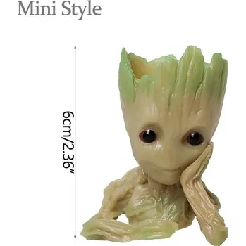 Květináč Květináč ve tvaru groota | domácí dekorace, anime postavička - mini-A