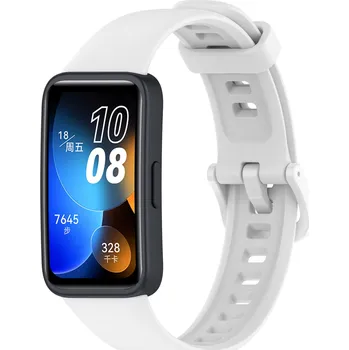 Příslušenství k chytrým hodinkám 4wrist Silikonový řemínek pro Huawei Watch Band 10, 9, 8 - White + 2 měsíce na vrácení zboží