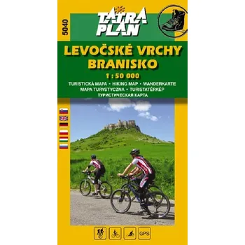 Levočské vrchy Branisko - mapa Tatraplan 1:50 000 číslo 5040 - Tatraplan