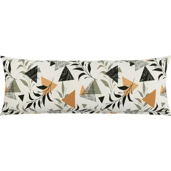 Povlak na dekorativní polštářek POVLAK na relaxační polštář KREP Krémová,Oranžová,Šedá BX1001337 - 45x120 cm