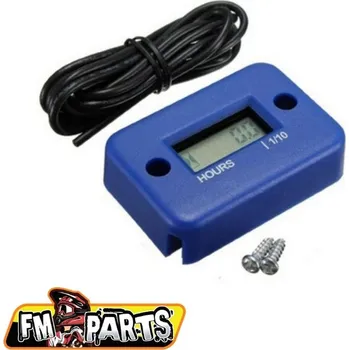 Osvětlení pro motocykl FM-PARTS indukční měřič motohodin voděodolný barva světle modrá (EL) (FM-PARTS indukční měřič motohodin voděodolný barva světle modrá (EL))