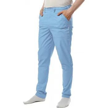 Zdravotnický oděv Perlička® Zdravotnické kalhoty OTO SATTÉ Slim Bledomodrá Barva: Bleděmodrá, Velikost: 48