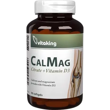 Fitness strava Vitaking CalMag Citrate +Vitamin D3 90 softgels