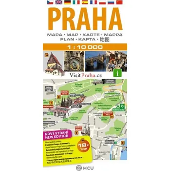 Praha - plán města 1:10 000 - Vydavatelství MCU