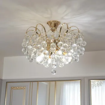 Brilagi - Přisazený lustr CRYSTAL 6xE14/60W/230V zlatá