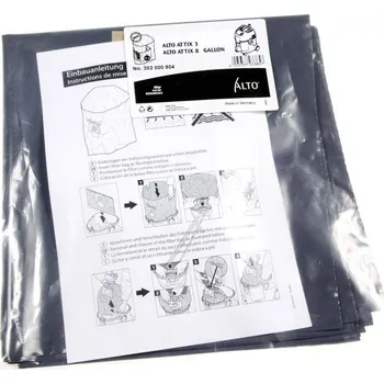 Příslušenství k vysavači Nilfisk sáčky do vysavače ALTO ATTIX 3,9 GALLDON - plastic černý (5ks)